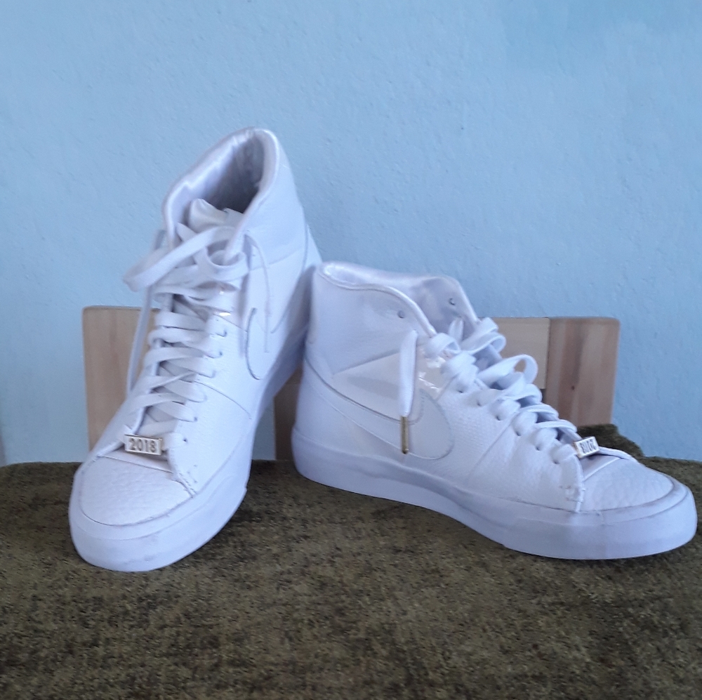 Nike High Tops (2018), White, Men's 7